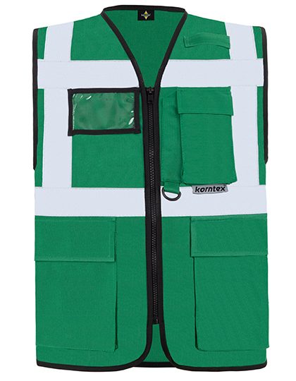 Executive Multifunctional Safety Vest Berlin – Korntex in Green