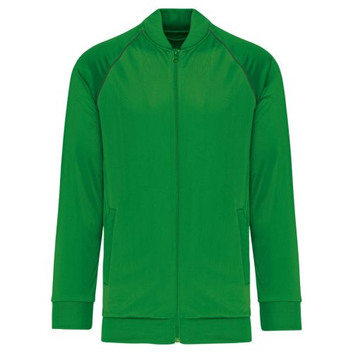 Unisex-Trainingsjacke mit Reißverschluss und Paspel PA384 – Proact in Green