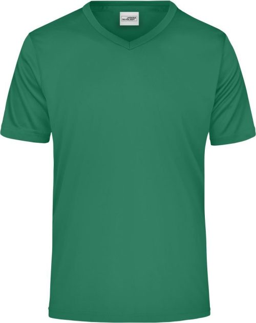 Herren V-Ausschnitt Sport T-Shirt JN 736 – Daiber in Green