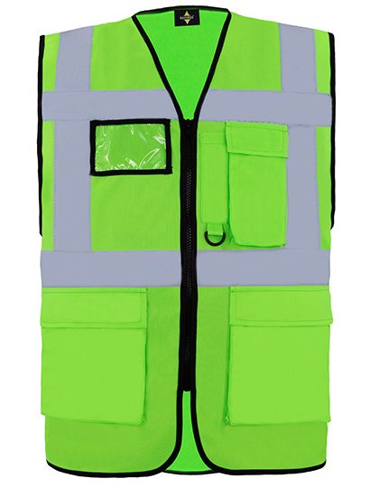 Comfort Executive Safety Vest "hamburg" - Multifunctional With Pockets – Korntex in Green