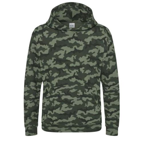 Kids Camo Hoodie – Just Hoods in Green Camo