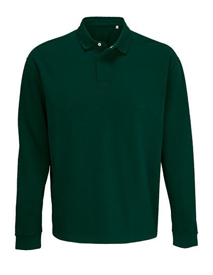 Unisex Polo Collar Sweatshirt Heritage – SOL´S in Green Empire