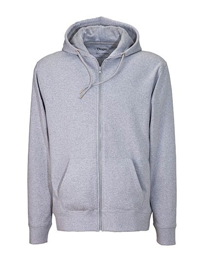 Unisex Hooded Jacket – Utopic in Grey