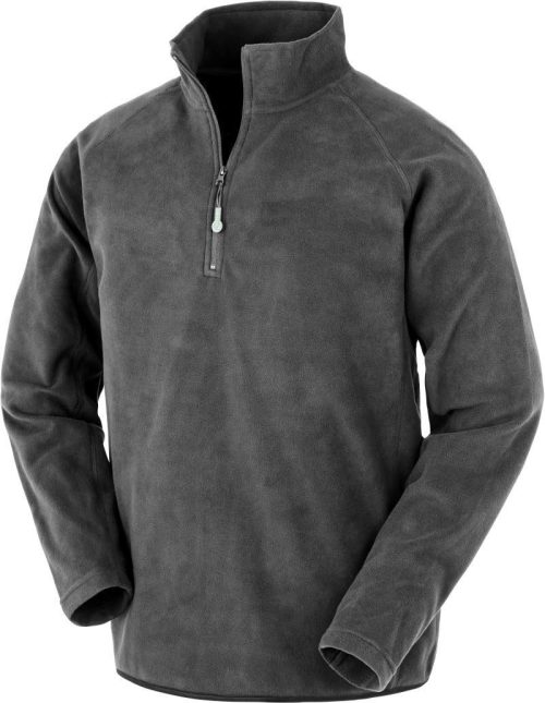 Microfleece Pullover mit 1/4 Zip R 905X – Result in Grey