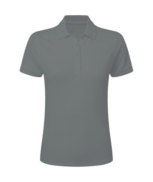 Signature Tagless Polo Stretch Women SGPoloF – SG Signature in Grey
