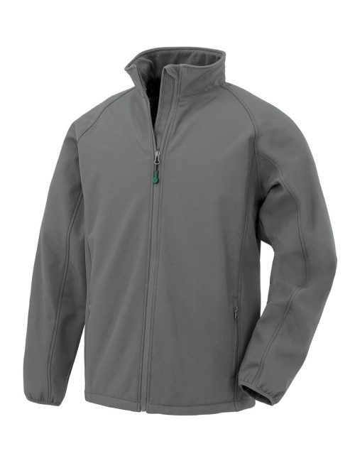 Recycelte Softshelljacke 2 Lagen Kind R901J-Y – Result in Grey