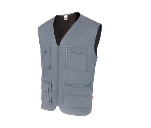 Multi-Pocket Vest 105901 – Velilla in Grey