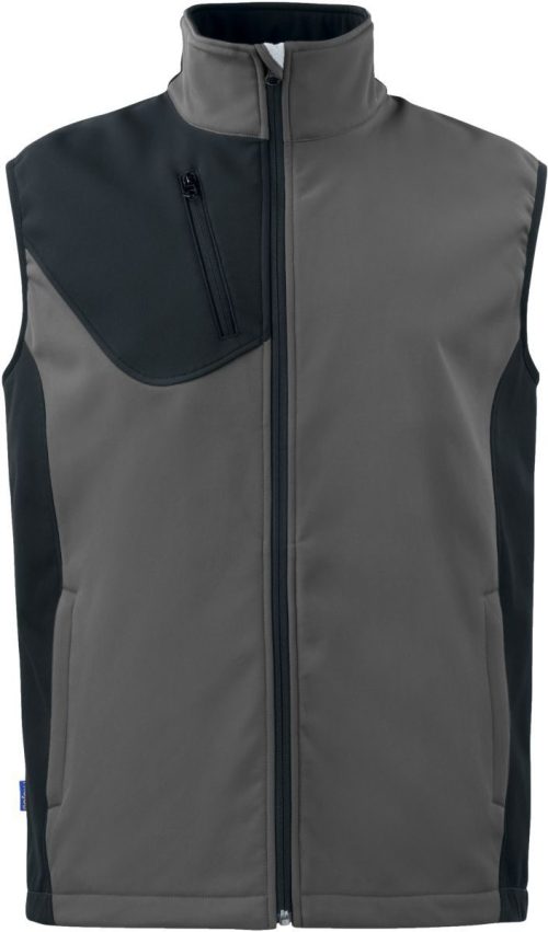 Workwear Softshell Weste 3702 Softshellvest – ProJob in Grey