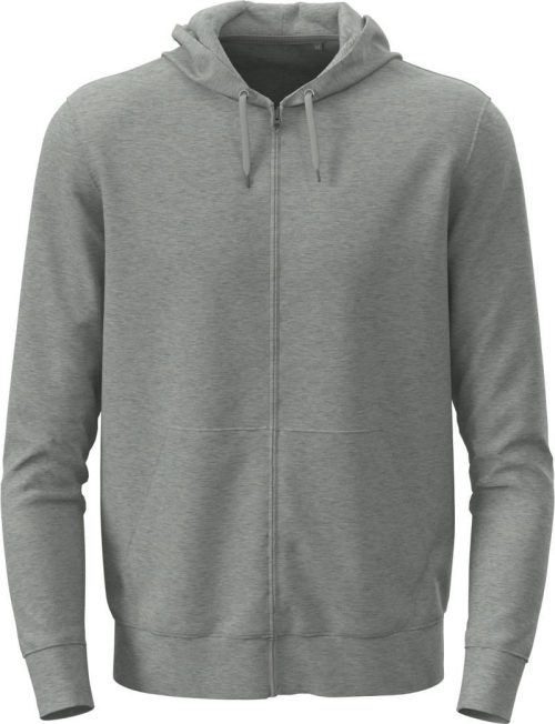 Kapuzen Sweatjacke "Classic" Classic Zip Hoodie – Stedman in Grey Heather