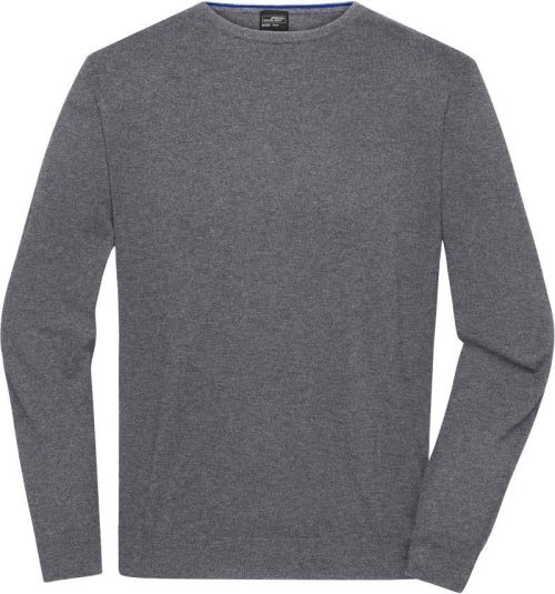 Herren Rundhals Pullover JN 1314 – Daiber in Grey Heather