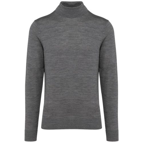 Merino-Herrenpullover mit Rollkragen PK912 – Kariban Premium in Grey Heather