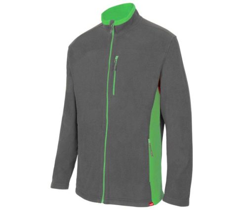 Two-Tone Fleece Jacket 201504 – Velilla in Grey/Lime