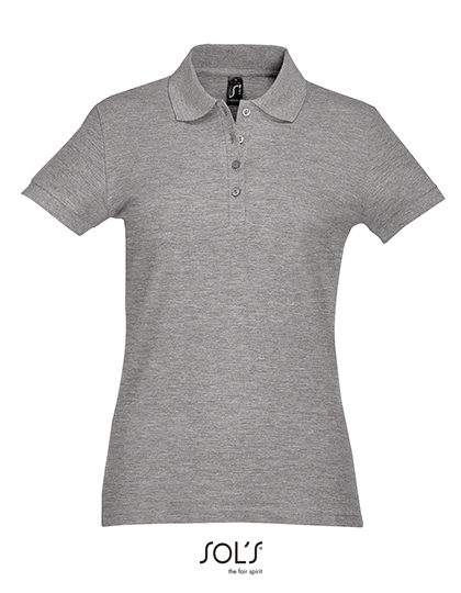 Women´s Polo Passion – SOL´S in Grey Melange