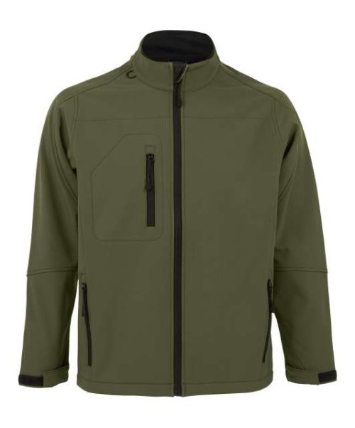 Sol's Relax - Men's Softshell Zipped Jacket – SOL'S in Grey Melange