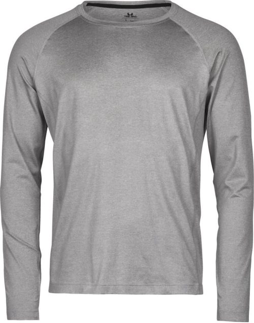 CoolDry Sport Shirt langarm TJ 7022 – Tee Jays in Grey Melange