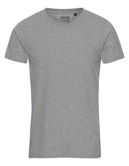 Recycled Cotton T-Shirt – Neutral in Grey Melange