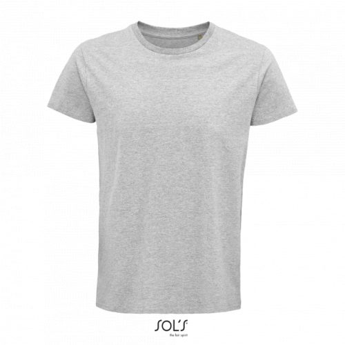 Sol's Crusader Men - Round-Neck Fitted Jersey T-Shirt – SOL'S in Grey Melange