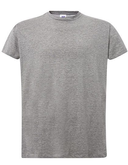 Ladies´ Curves T-Shirt – JHK in Grey Melange