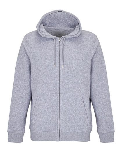 Unisex Full-Zip Hoodie Calipso – SOL´S in Grey Melange