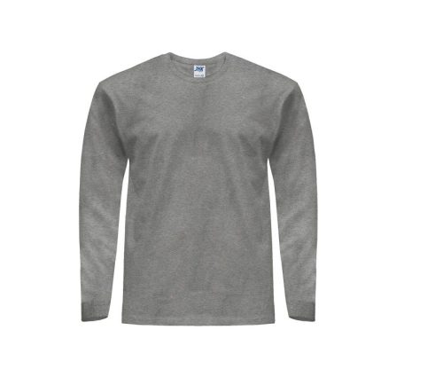 Hit T-Shirt Long Sleeves TSRA170LS – JHK in Grey Melange
