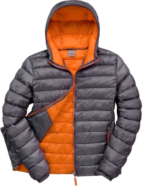 Herren Steppjacke "Snow Bird" R 194M – Result in Grey/Orange