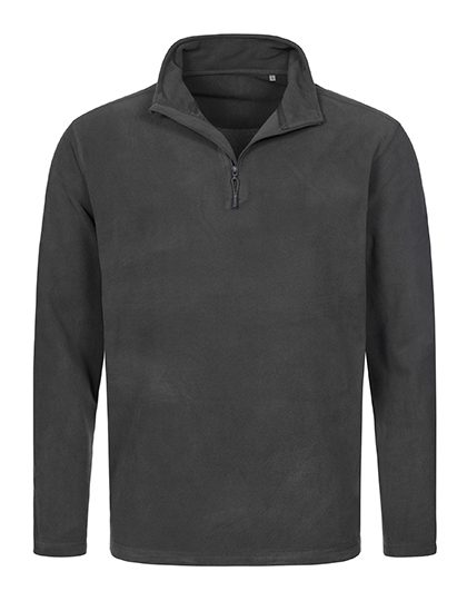 Classic Fleece Half-Zip – Stedman® in Grey Steel (Solid)