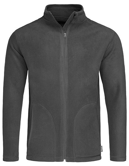 Classic Fleece Jacket – Stedman® in Grey Steel (Solid)