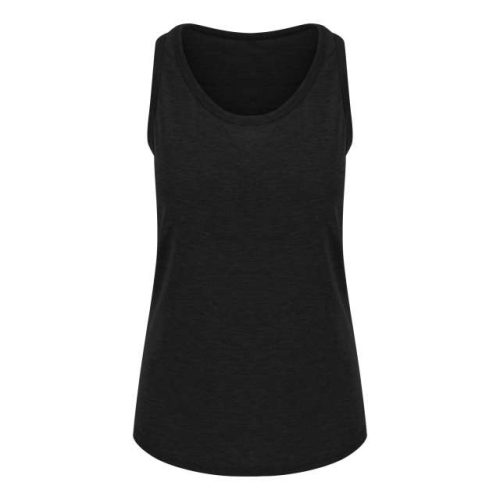 Women's Tri-Blend Vest – Just Ts in Heather Black