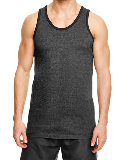 Heathered Tank Top – Burnside in Heather Charcoal