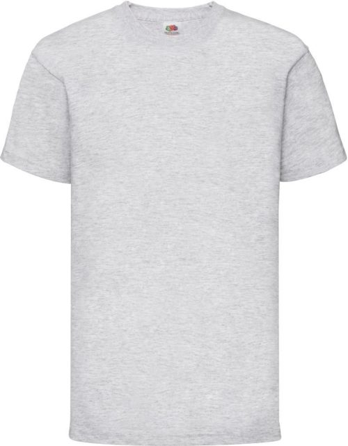 Kinder T-Shirt Kids Valueweight T – Fruit of the Loom in Heather Grey