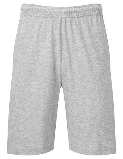Unisex Iconic 195 Jersey Shorts – Fruit of the Loom in Heather Grey