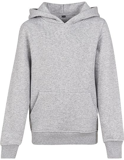 Kids´ Basic Hoody – Build Your Brand in Heather Grey