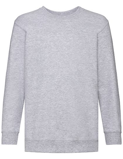 Kids´ Classic Set-In Sweat – Fruit of the Loom in Heather Grey