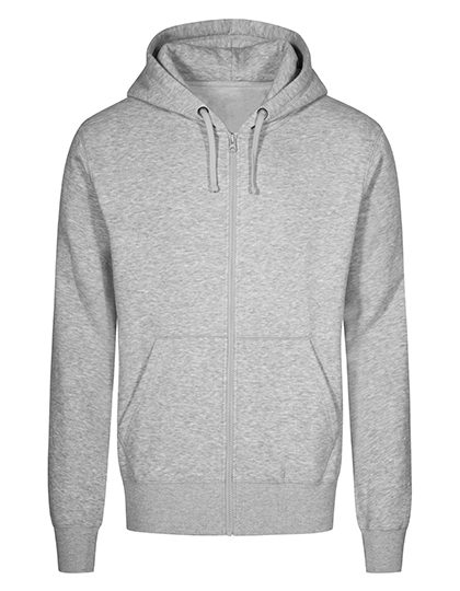 Men´s Hoody Jacket – X.O by Promodoro in Heather Grey