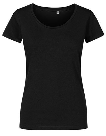 Women´s Deep Scoop T-Shirt – X.O by Promodoro in Heather Grey