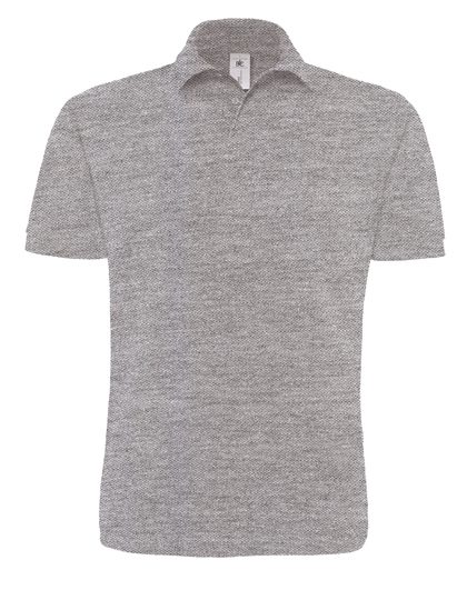 Unisex Polo Heavymill – B&C BE INSPIRED in Heather Grey