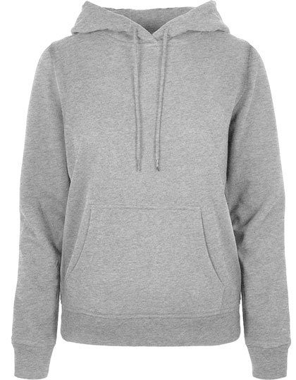 Ladies´ Basic Hoody – Build Your Brand Basic in Heather Grey