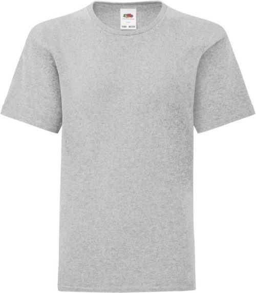 Kinder T-Shirt Kids Iconic 150 T – Fruit of the Loom in Heather Grey