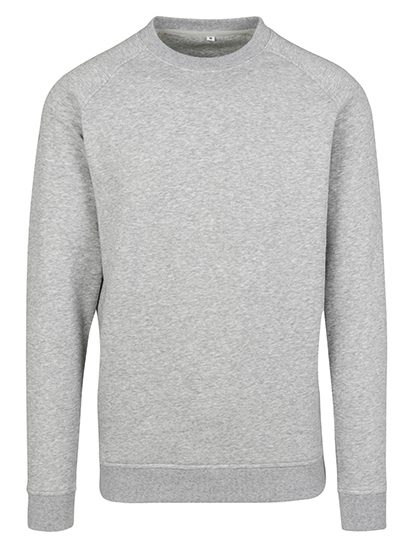 Raglan Sweat Crewneck – Build Your Brand in Heather Grey