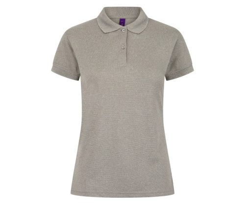 Ladies´ Coolplus® Wicking Polo Shirt – Henbury in Heather Grey