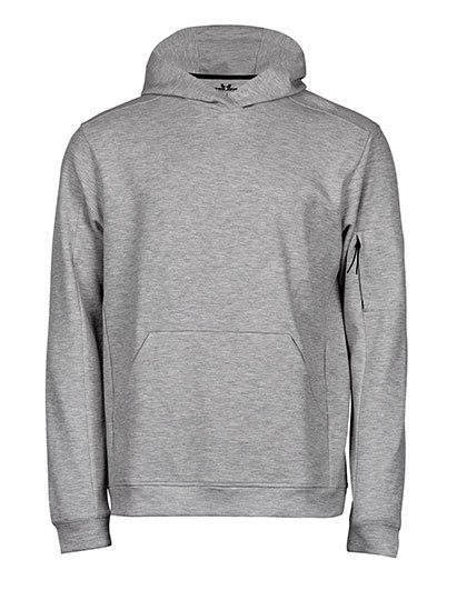Athletic Hooded Sweat – Tee Jays in Heather Grey