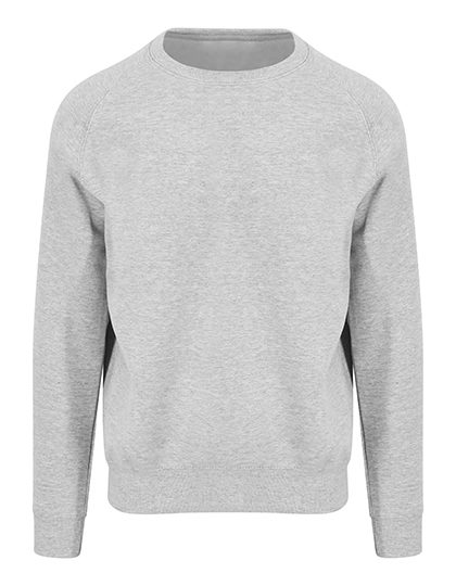 Graduate Heavyweight Sweat – Just Hoods in Heather Grey