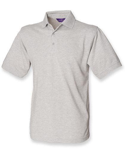 Men´s 65/35 Classic Piqué Polo Shirt – Henbury in Heather Grey