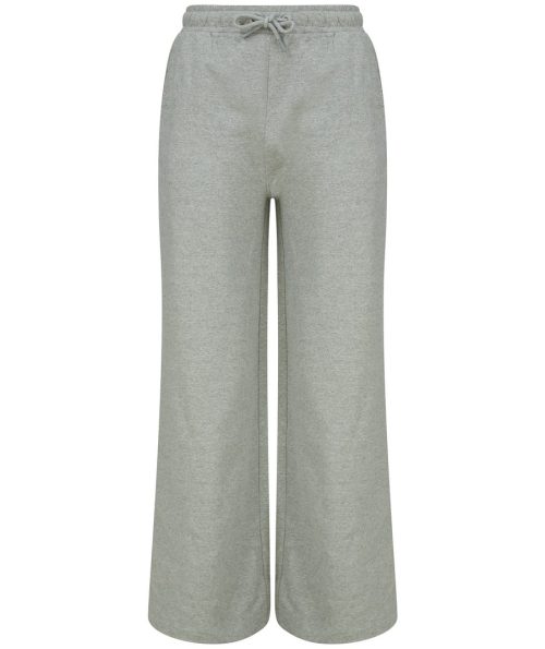 Women´s Sustainable Fashion Wide Leg Joggers – SF Clothing in Heather Grey
