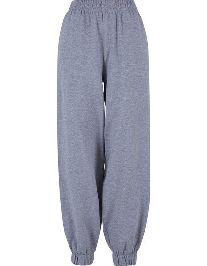 Ladies High Waist Ballon Sweat Pants – Build Your Brand in Heather Grey