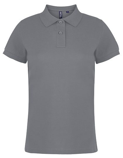 Women´s Classic Fit Polo – Asquith & Fox in Heather Grey