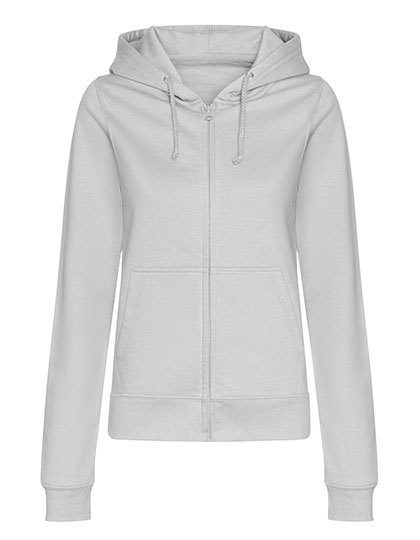 Women´s College Zoodie – Just Hoods in Heather Grey