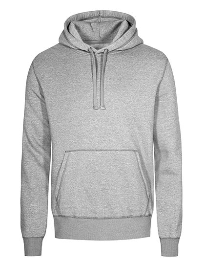 Men´s Hoody Sweater – X.O by Promodoro in Heather Grey