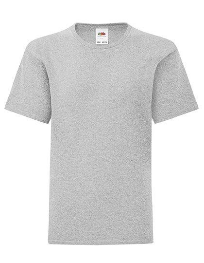 Kids´ Iconic T – Fruit of the Loom in Heather Grey