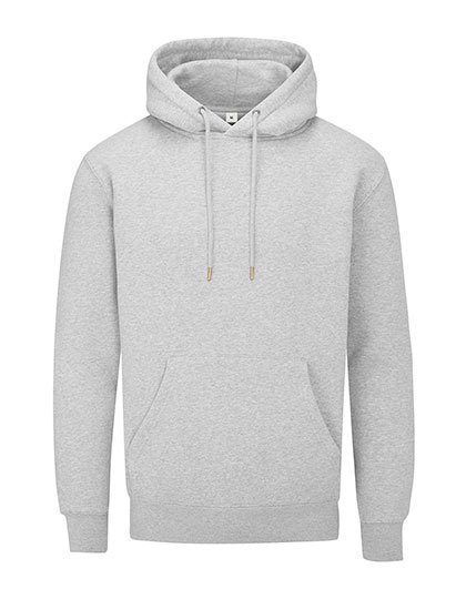Essential Hoodie – Mantis in Heather Grey Melange